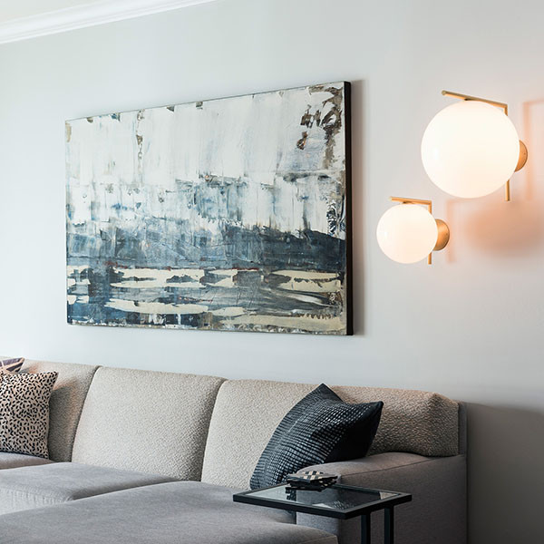 réplica de lámpara de pared IC