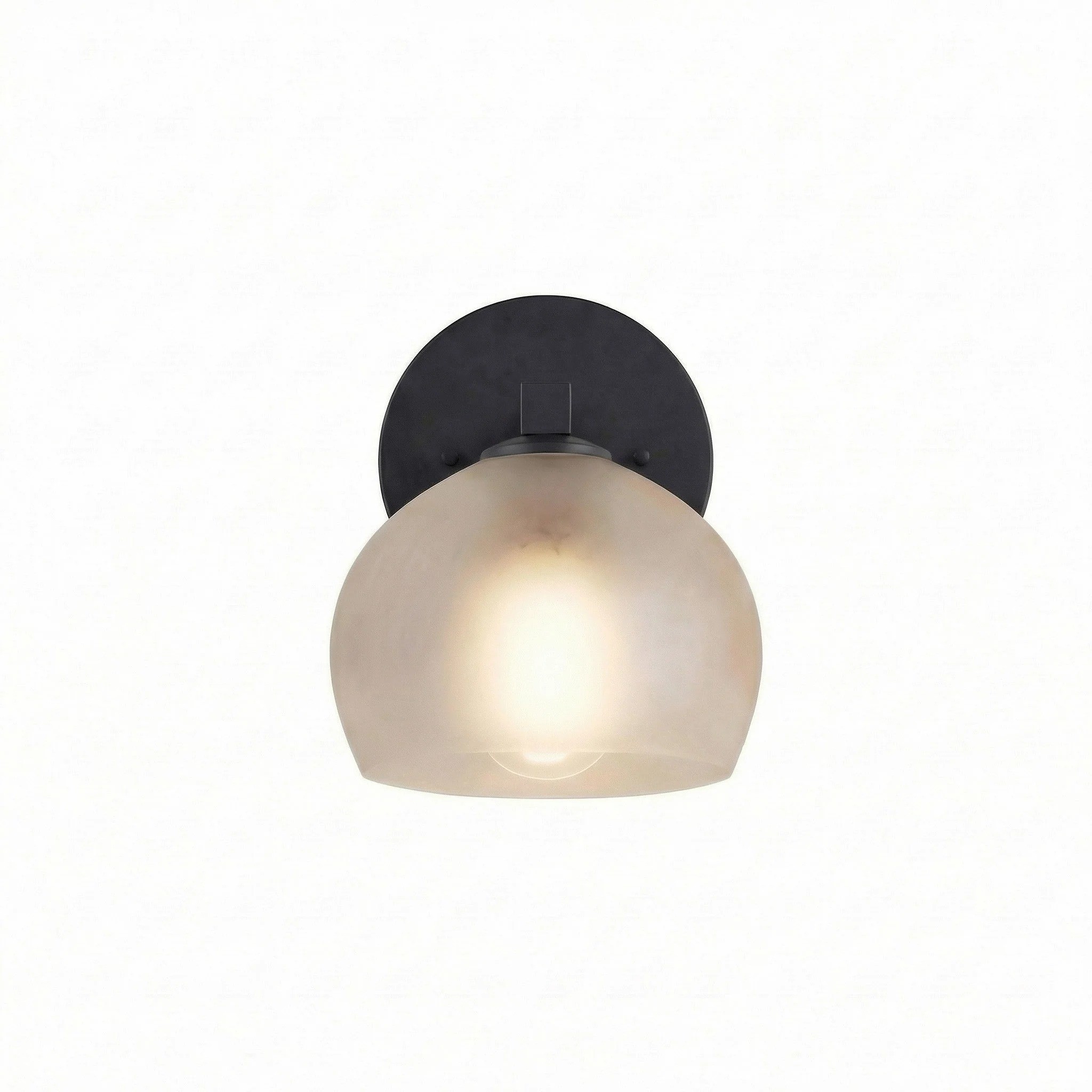 Conrad Vintage 3 Light Bellflower Glass Wall Sconce