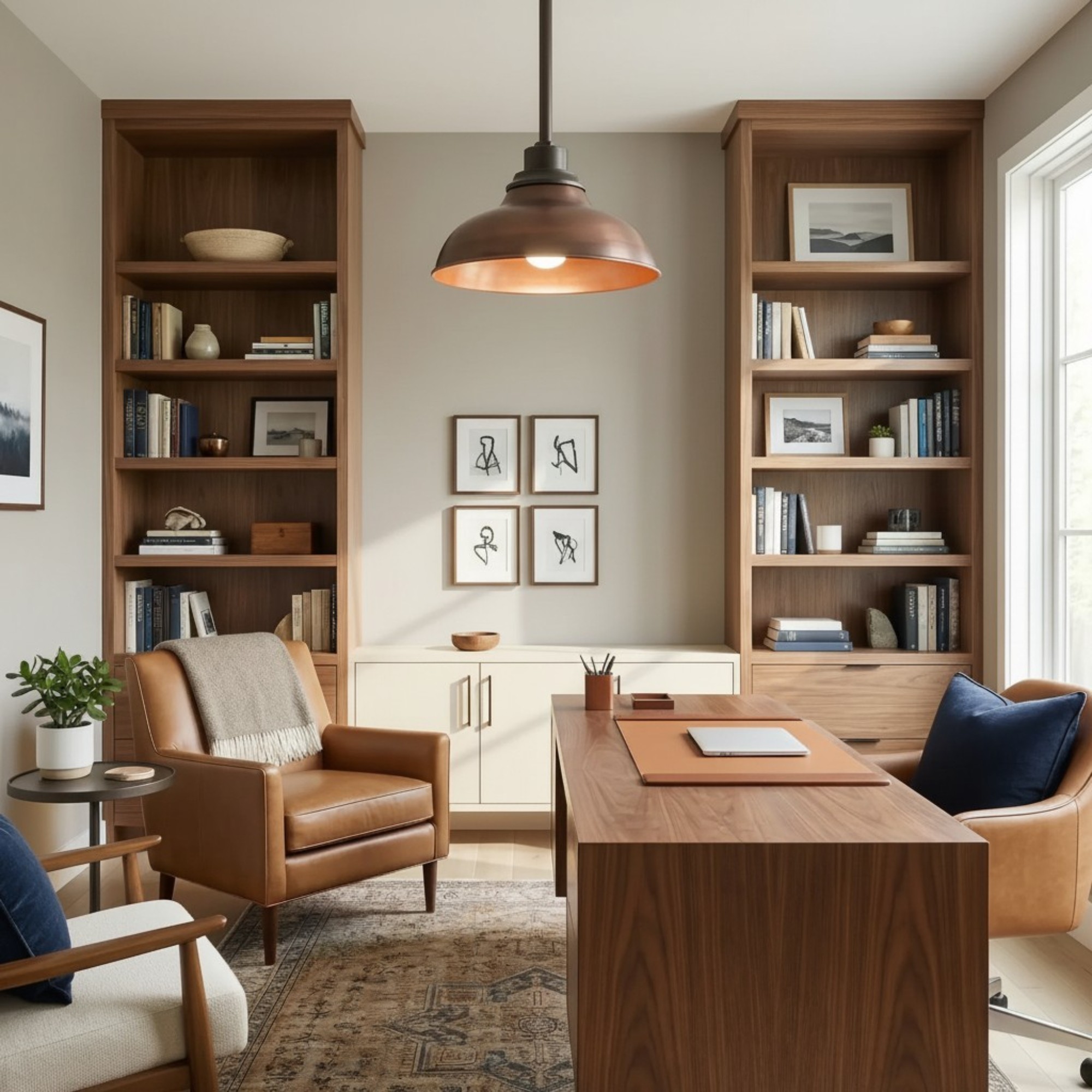 Creed Industrial Dome Metal Pendant Light