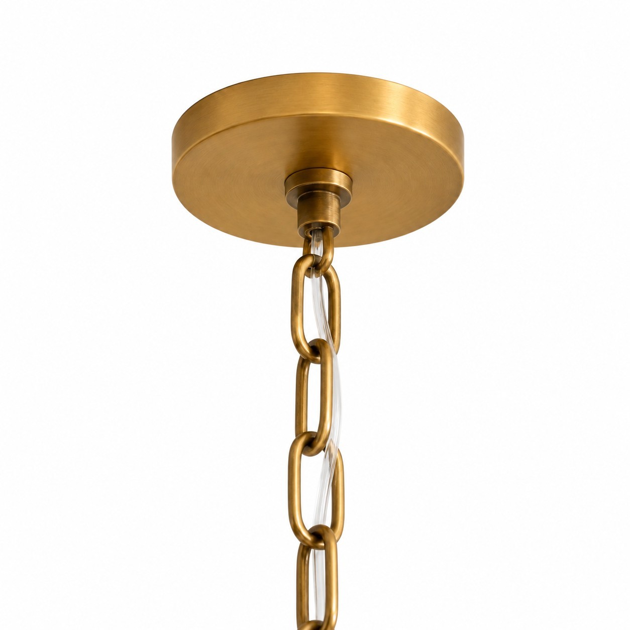 Toren Modern White Linen Drum Pendant Light