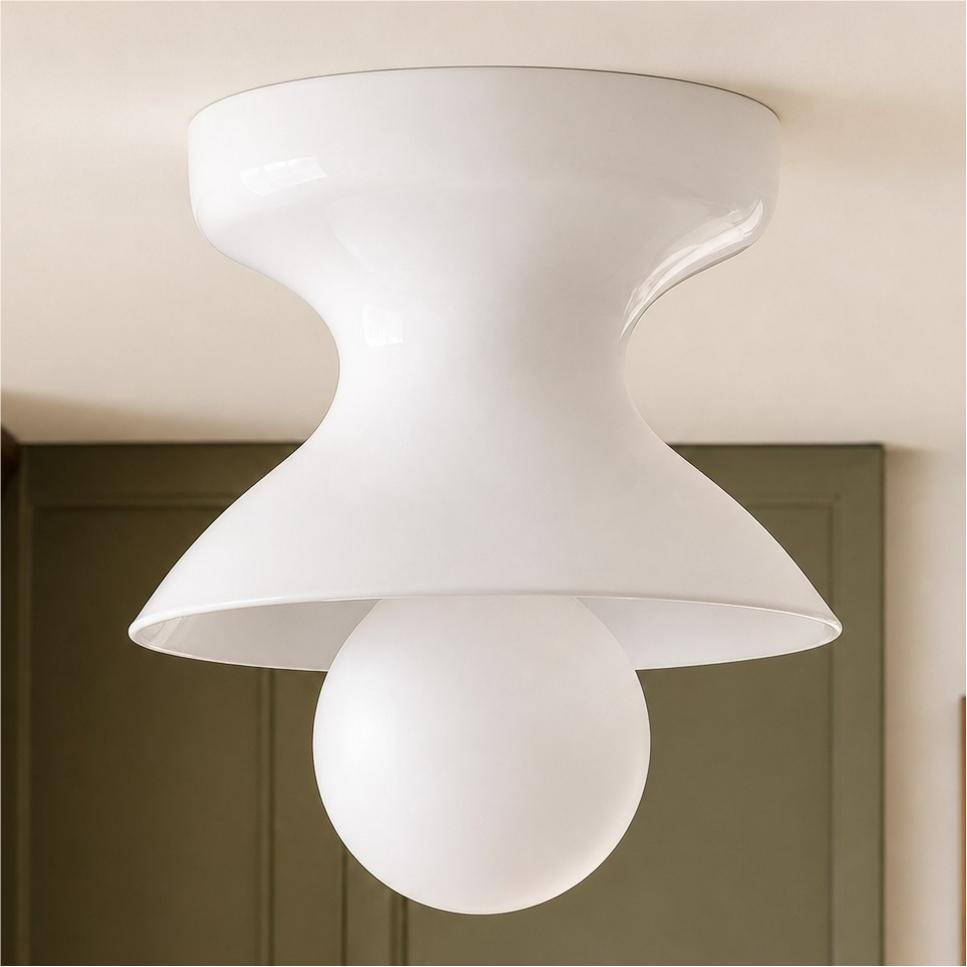 Lunavel Modern Ceramic Mount Ceiling Light Fixture