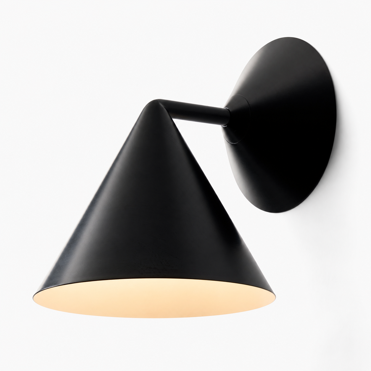 Maven Modern Elegant Cone Shade Wall Sconce