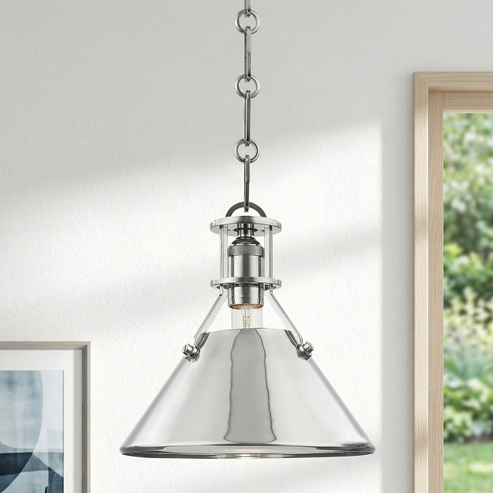 Retro Metal Cone Pendant Light