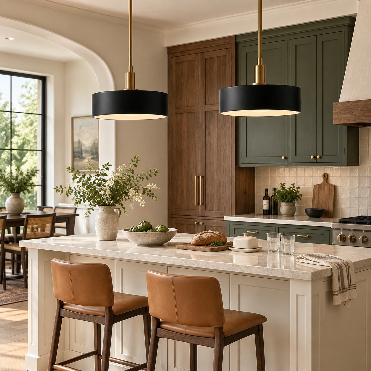 Aura Modern Porcelain Pendant Light