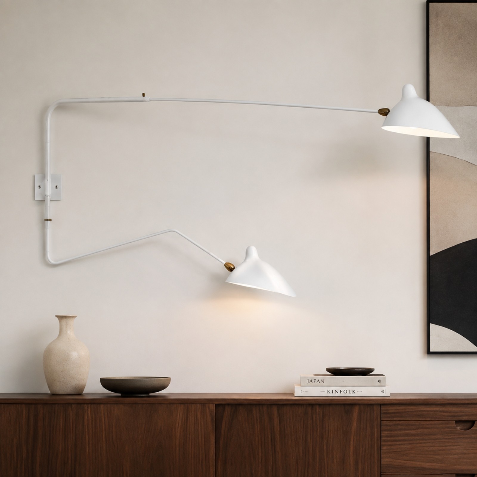Radha Swing Arm Industrial Modern Wall Sconce