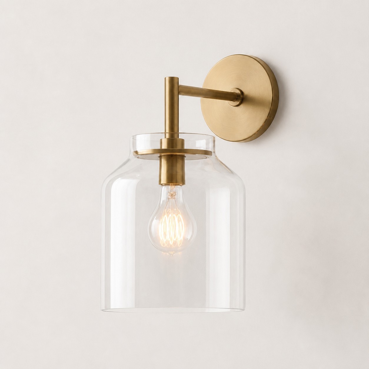 Drilon Nordic Minimalist Morandi Matte Metal Wall Sconce
