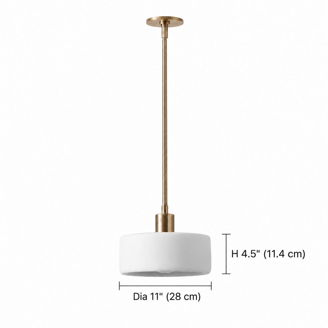 Aura Modern Porcelain Pendant Light