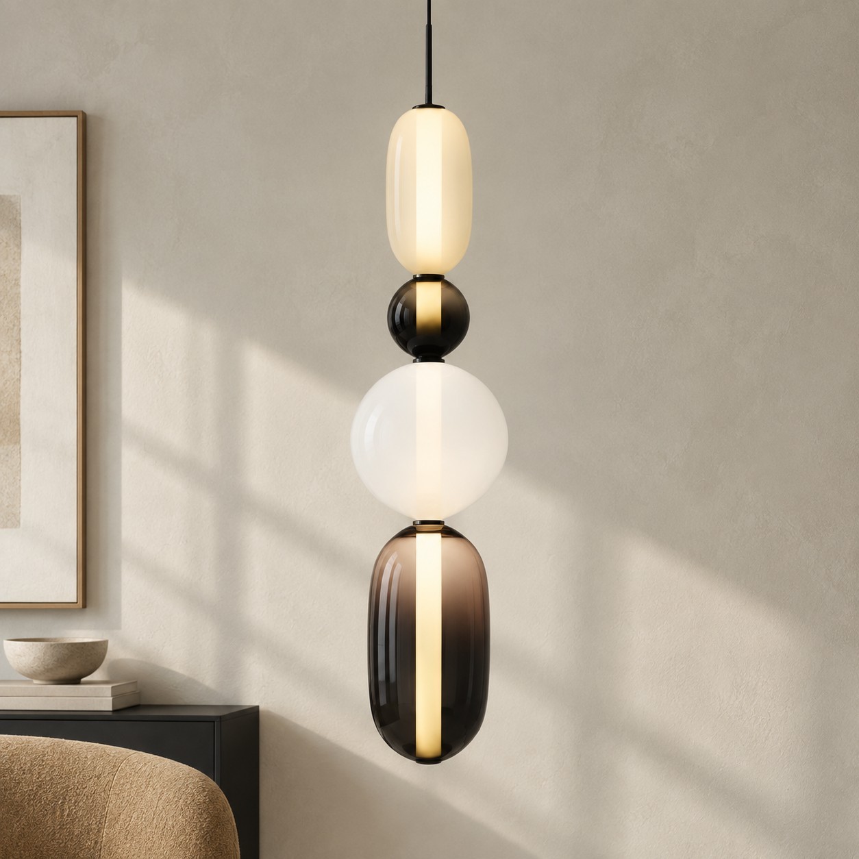 Caterina Modern Colorful Candied Glass Pendant Light