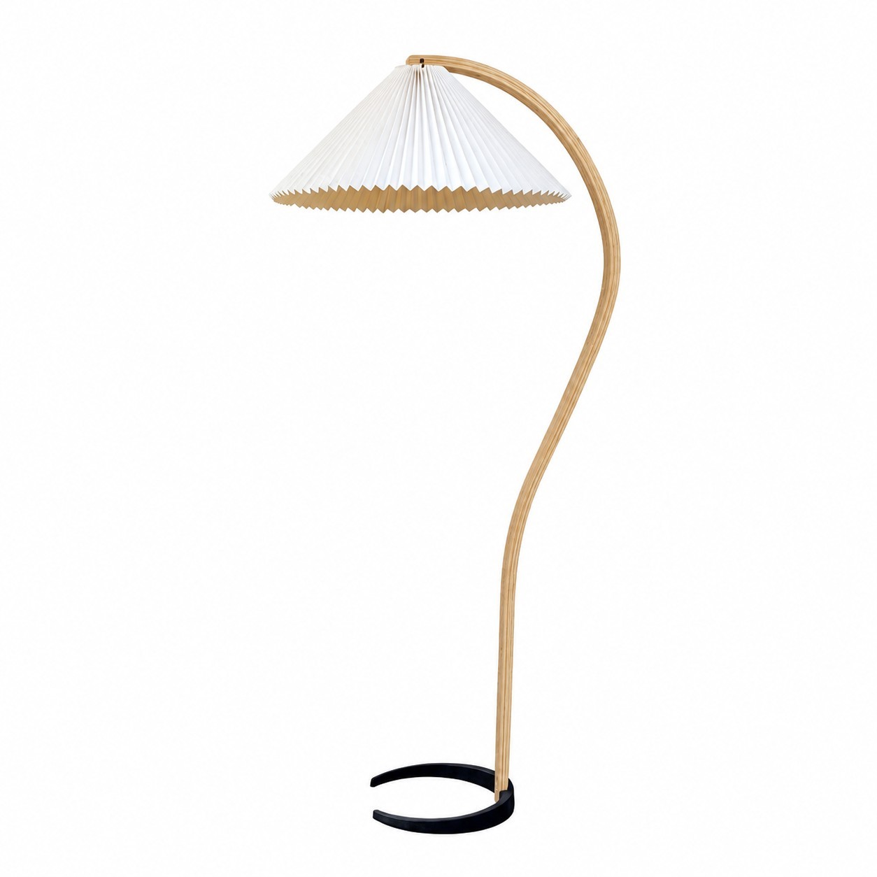 Anamika Vintage Mid Century Wooden Floor Lamp