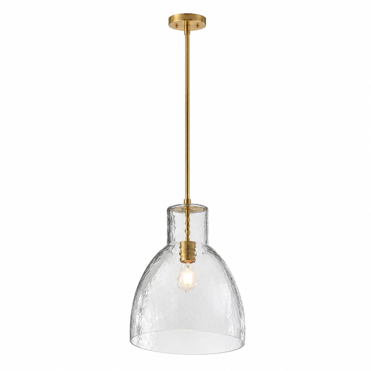 Keen Farmhouse Glass Dome Pendant Light