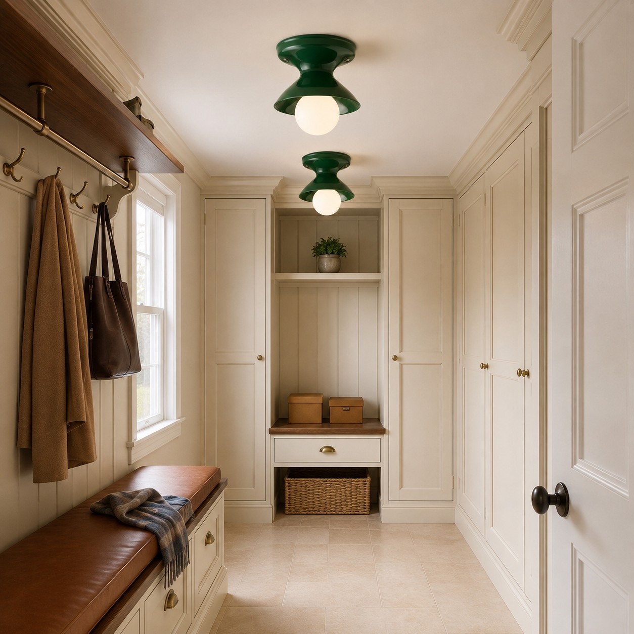 Lunavel Modern Ceramic Mount Ceiling Light Fixture