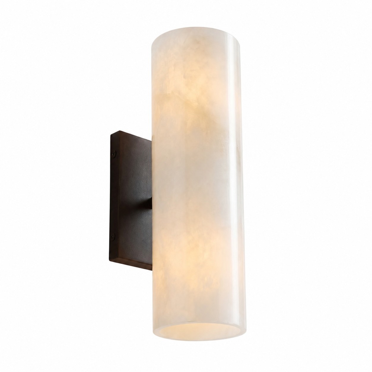 Yorix Modern Vertical Cylinder Tube Metal Finish Wall Light
