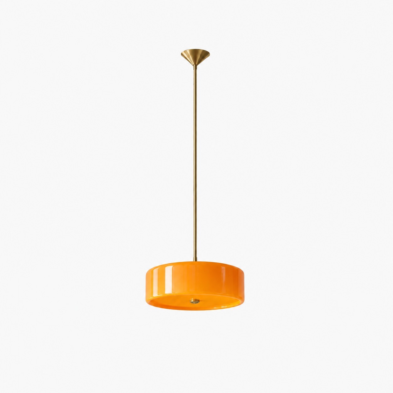 Xavier Modern Glossy Ceramic Drum Pendant Light