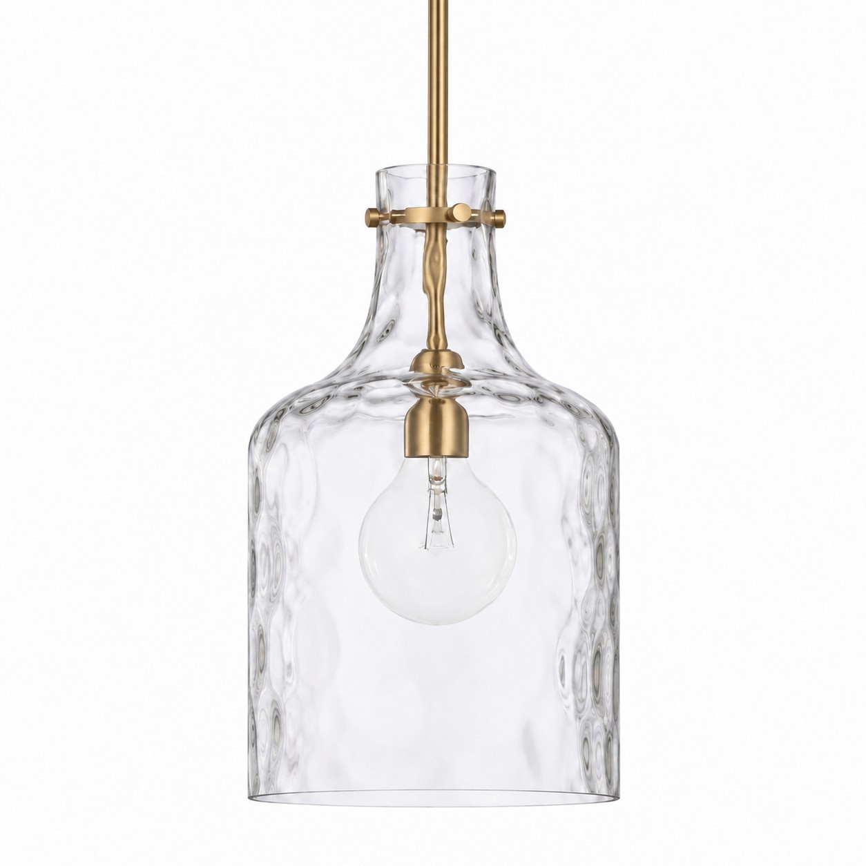 Tydon Minimalist Water Ripple Glass Pendant Light