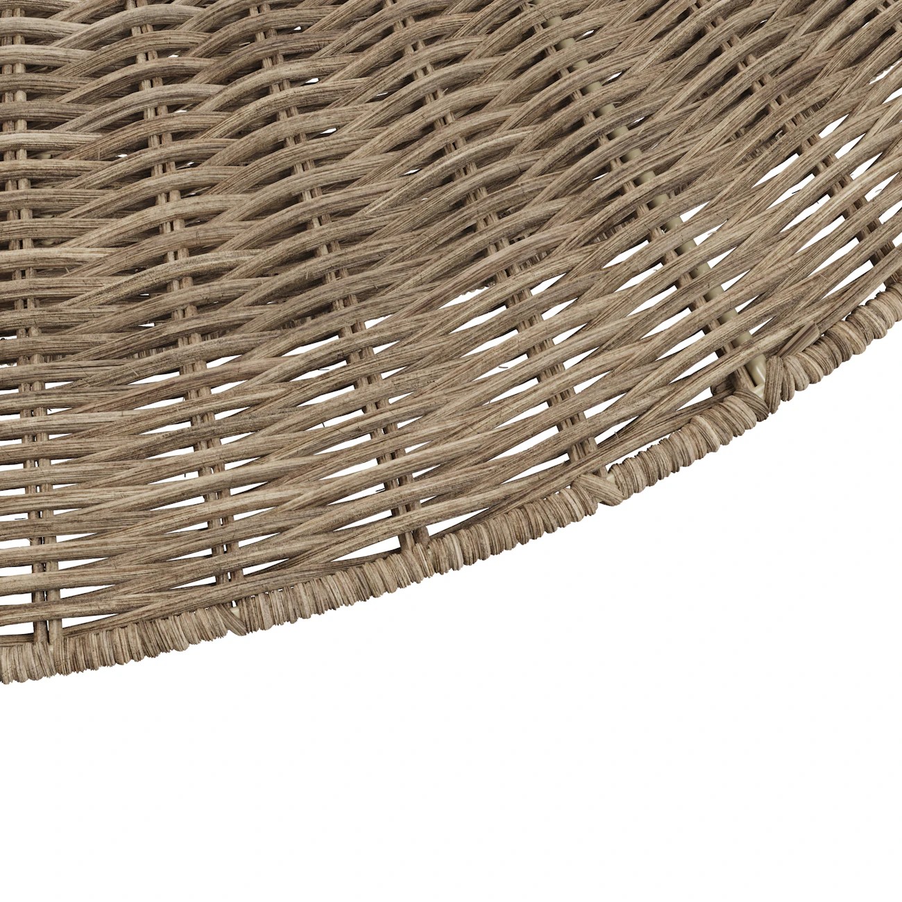 Holli Organic Boho Wicker Rattan Pendant Light