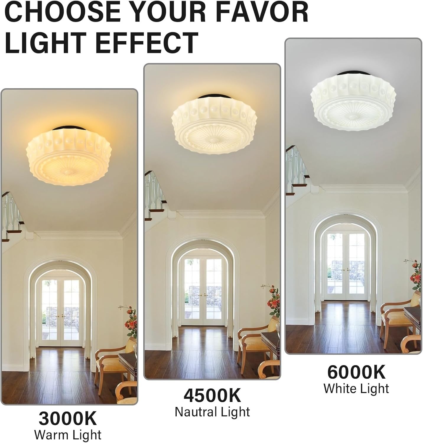Raymond Vintage Art Semi Flush Mount Milky Glass Ceiling Light