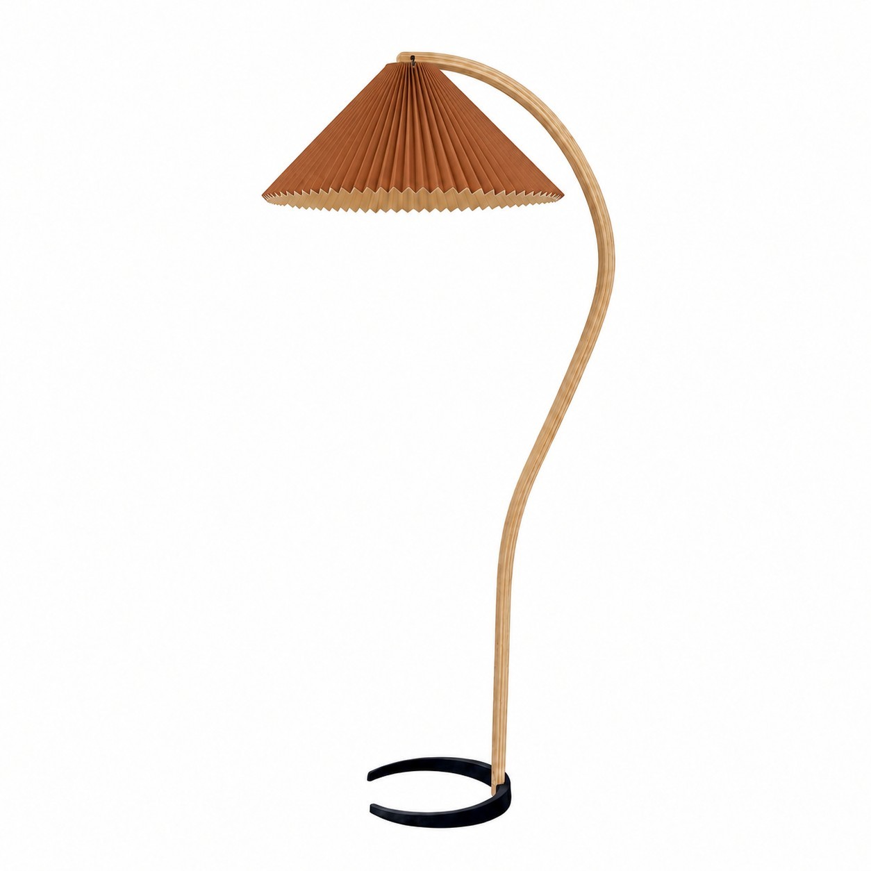 Anamika Vintage Mid Century Wooden Floor Lamp