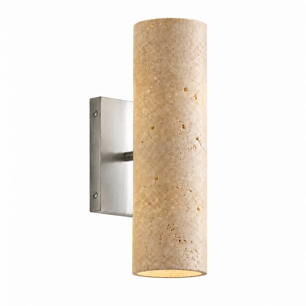 Yorix Modern Vertical Cylinder Tube Metal Finish Wall Light