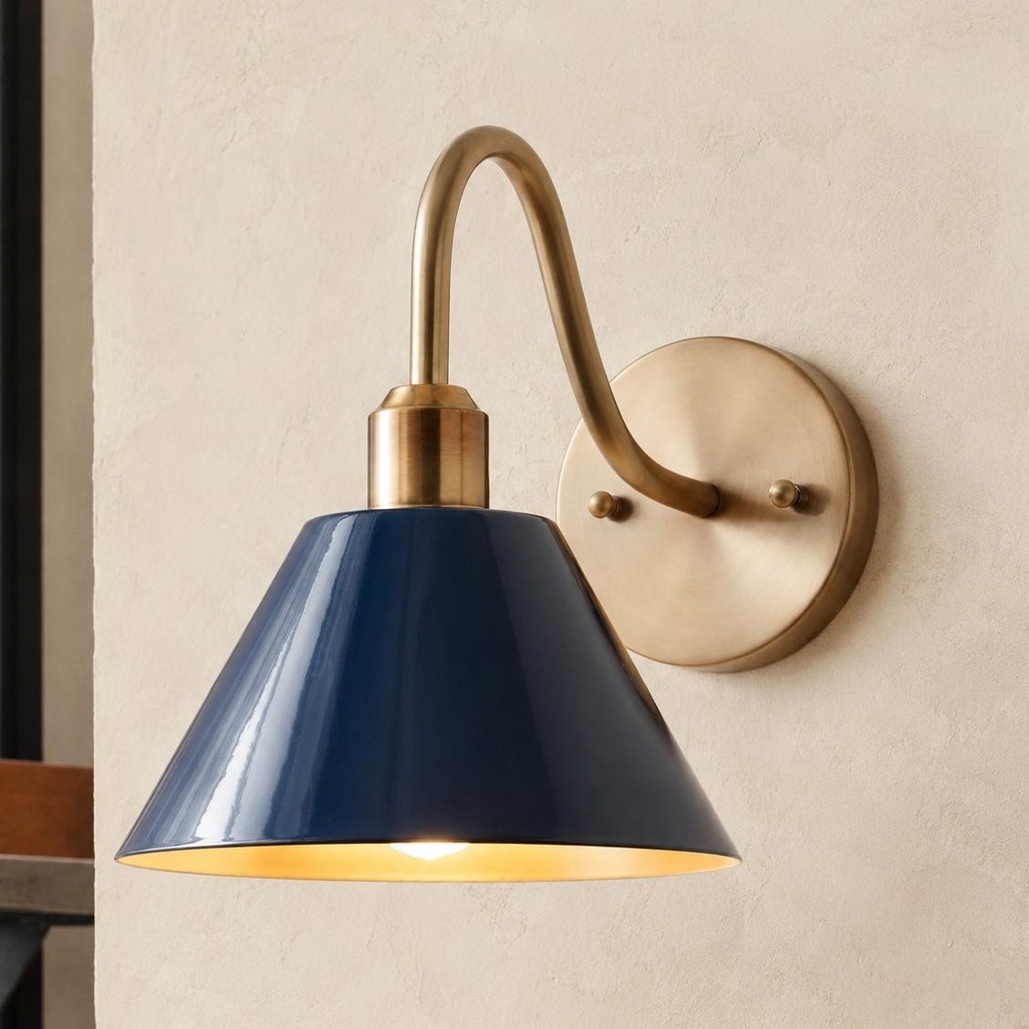 Ferm Minimalist Industrial Tapered Sconce