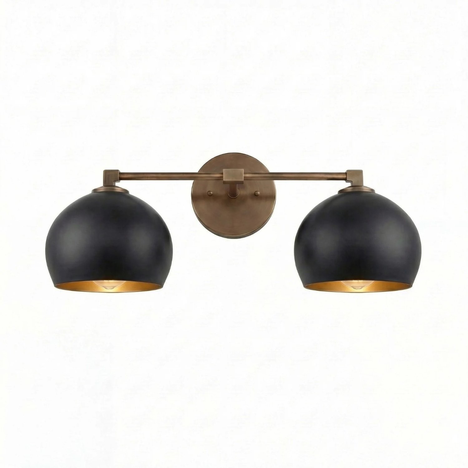 Conrad Vintage 3 Light Bellflower Glass Wall Sconce