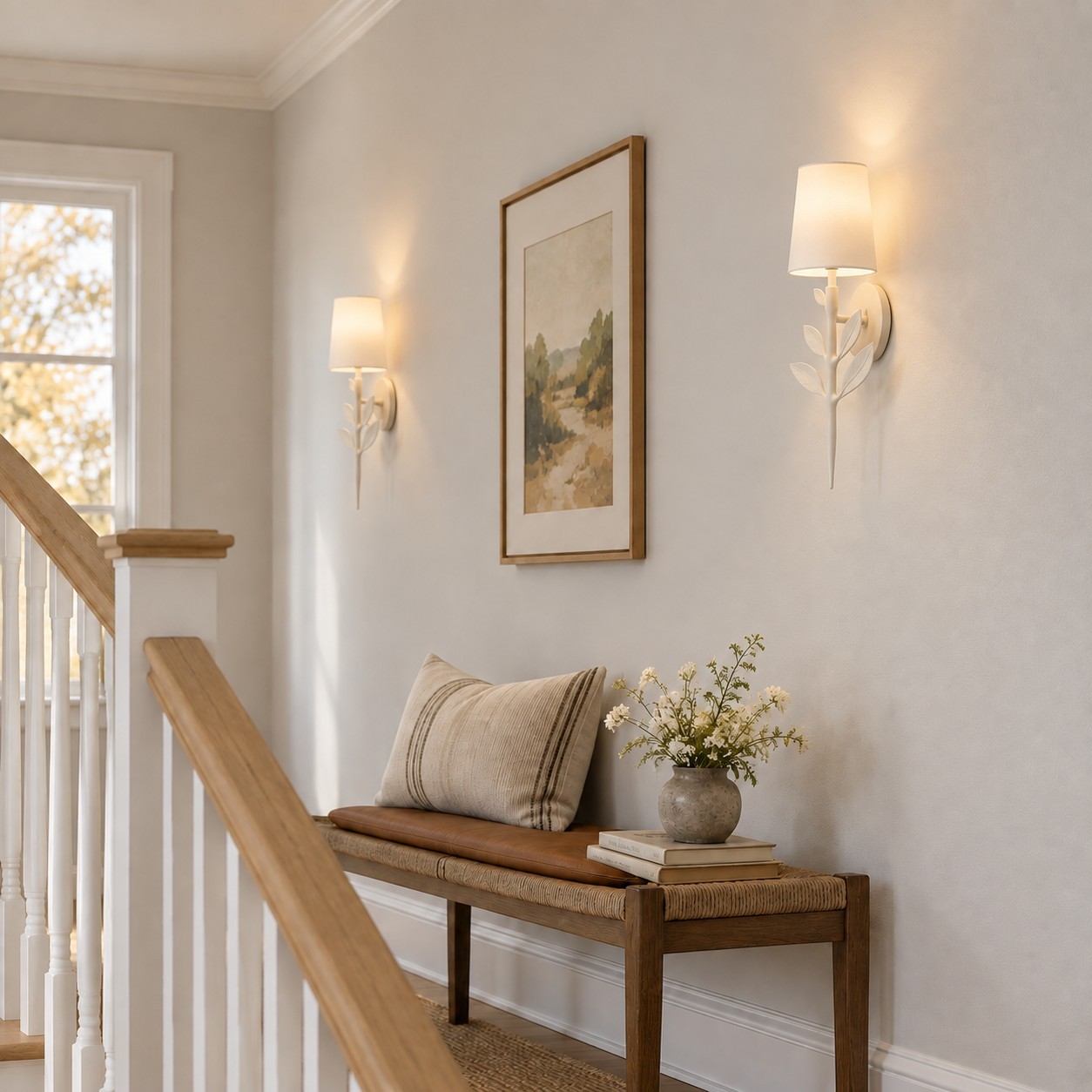 Hemma Retro Leaves And Branch Sconce