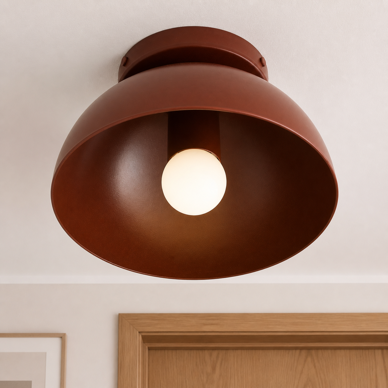 Veere Modern Dome Colorful Metal Ceiling Light