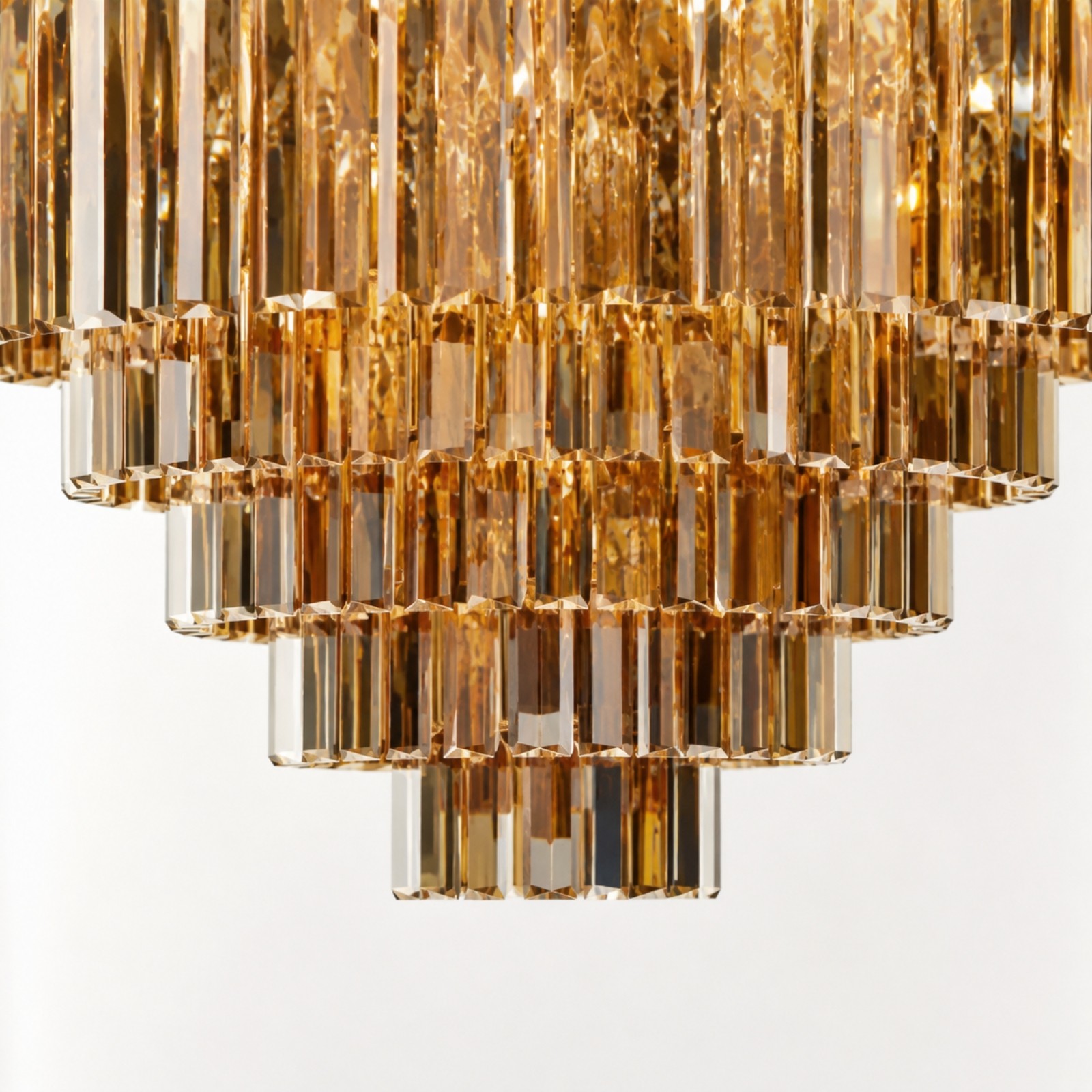 Guinevere Vintage Luxury Tiered Round Crystal Chandelier