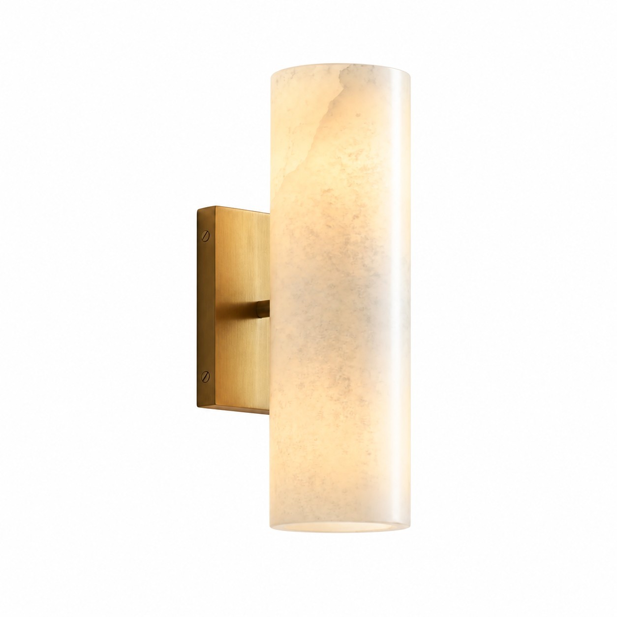 Yorix Modern Vertical Cylinder Tube Metal Finish Wall Light