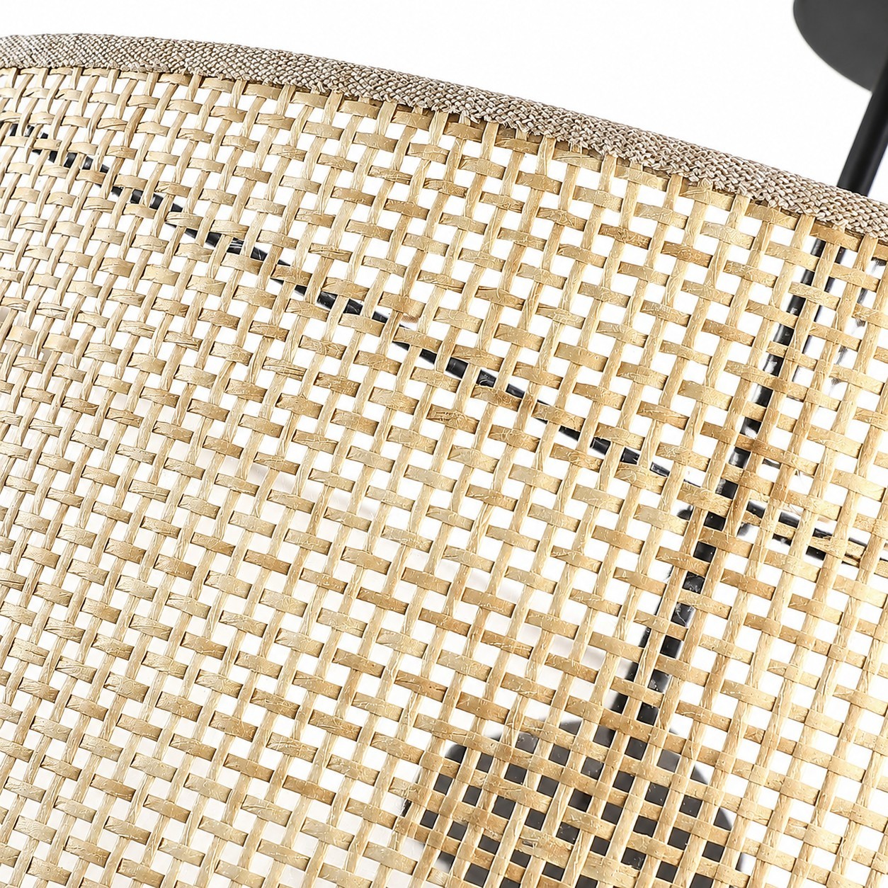 Zaylen Farmhouse Rattan Semi Flush Mount Ceiling Light
