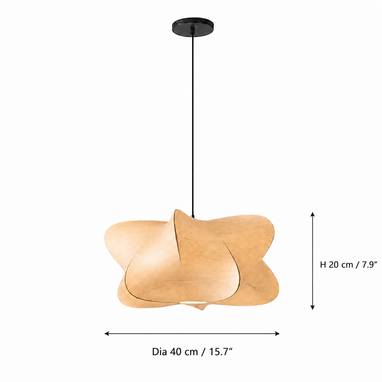 Orin Modern White Silk Cloud Pendant Light