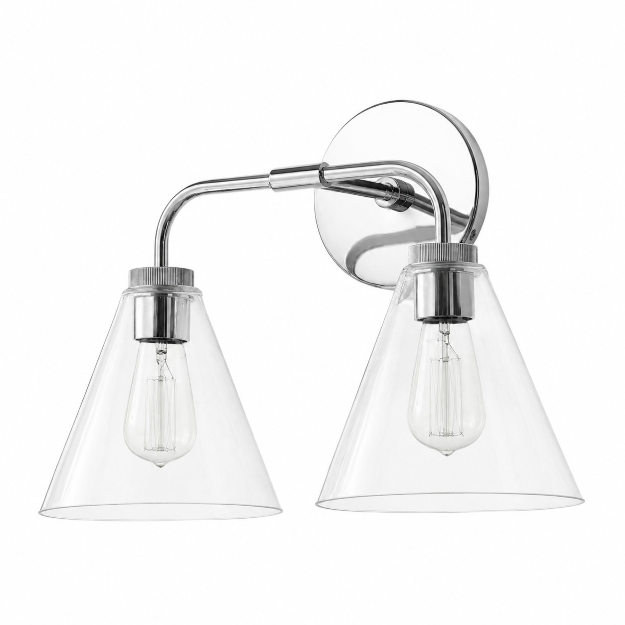 Kaelen Retro Cooper Cone Sconce Light