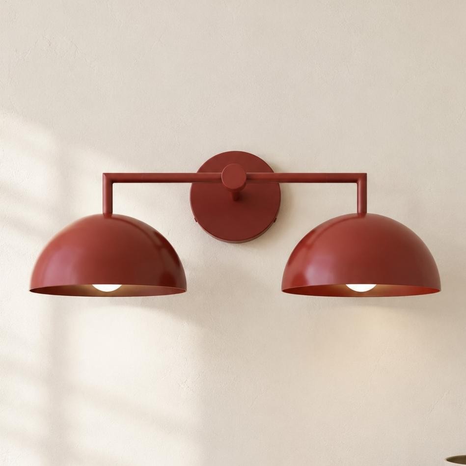 Burton Modern Nordic Morandi 2-Light Metal Wall Light