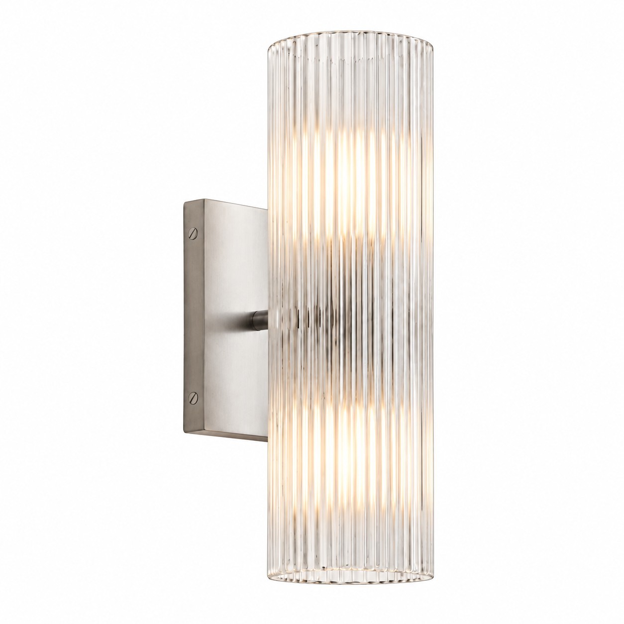Yorix Modern Vertical Cylinder Tube Metal Finish Wall Light