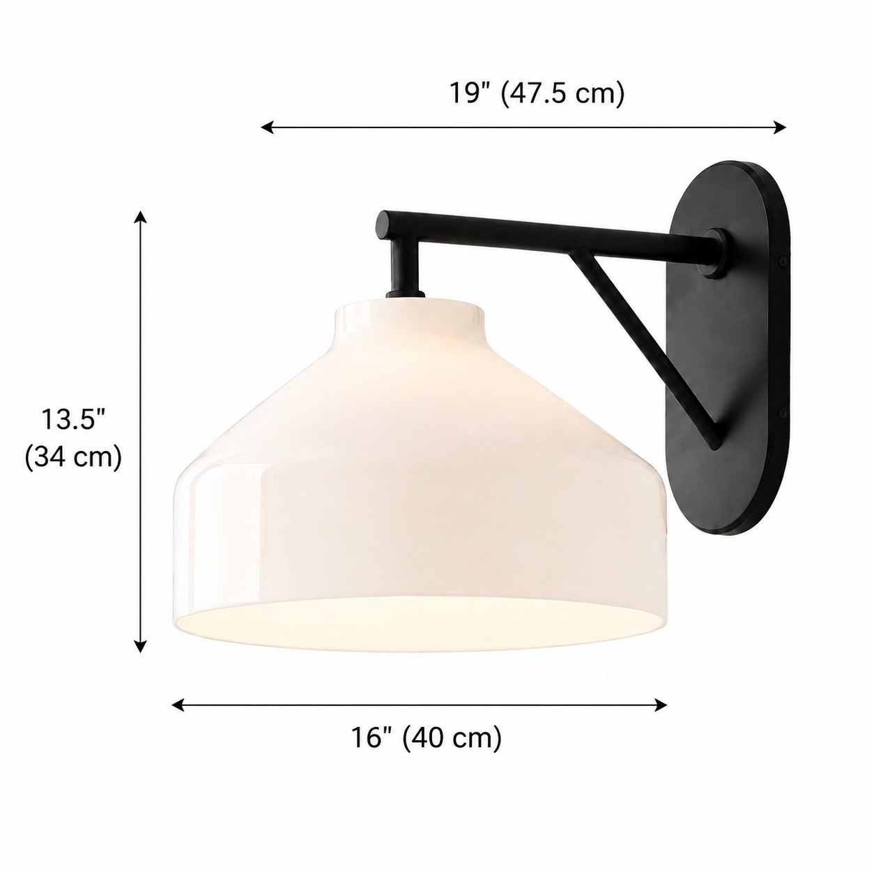 Drilon Nordic Minimalist Morandi Matte Metal Wall Sconce