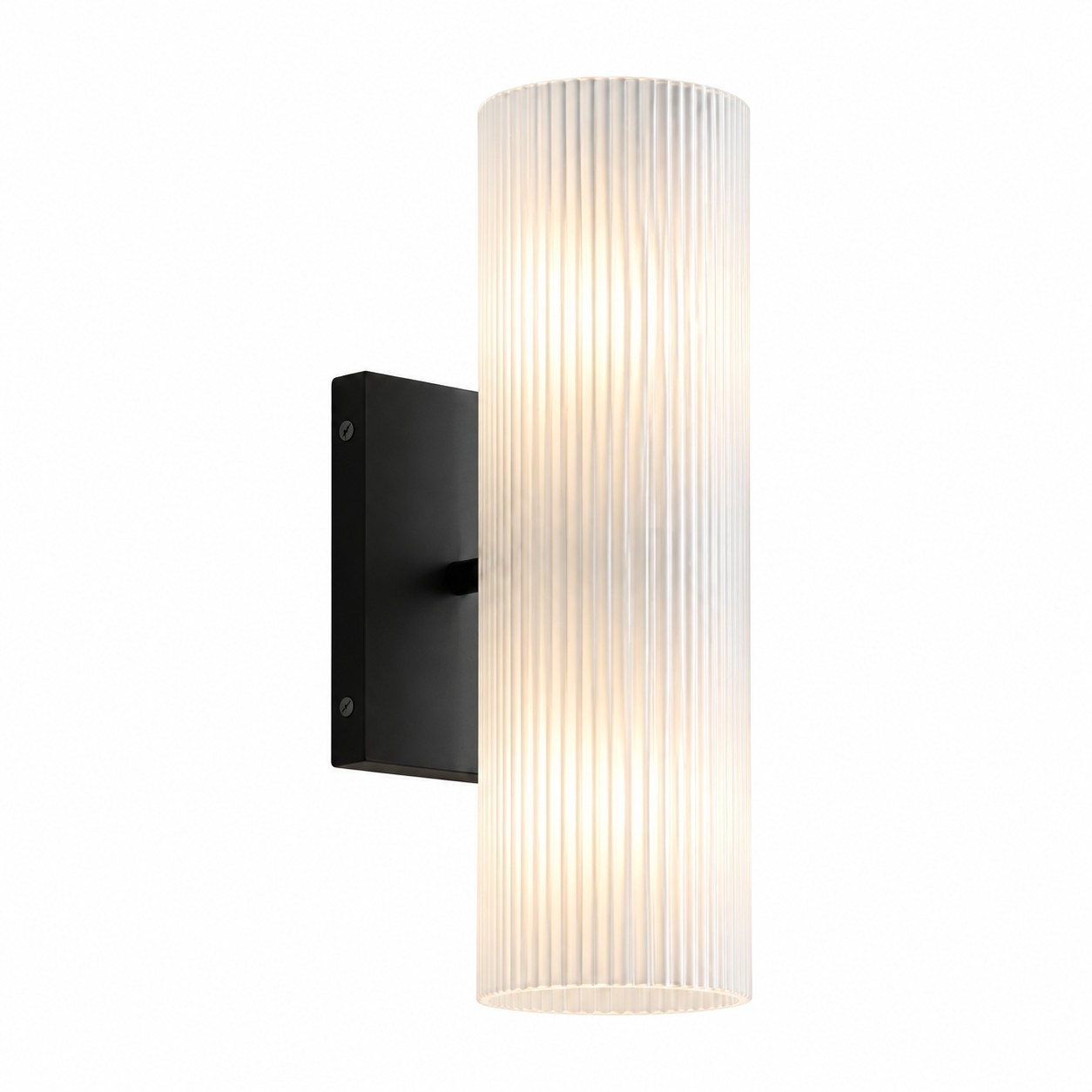 Yorix Modern Vertical Cylinder Tube Metal Finish Wall Light