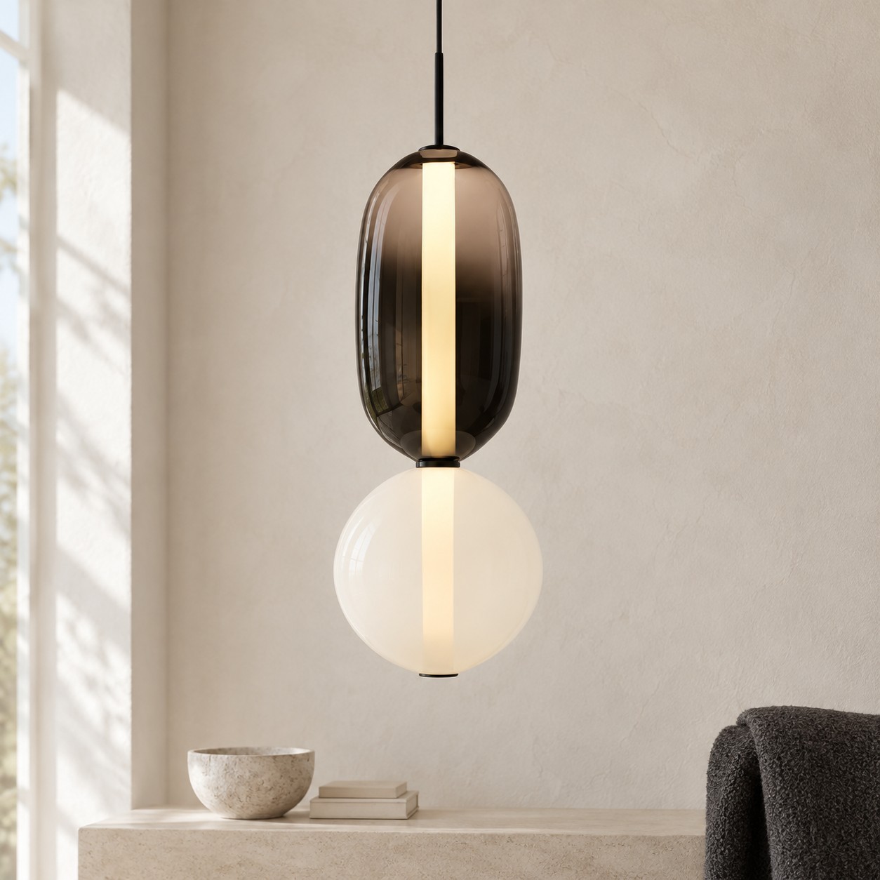 Caterina Modern Colorful Candied Glass Pendant Light