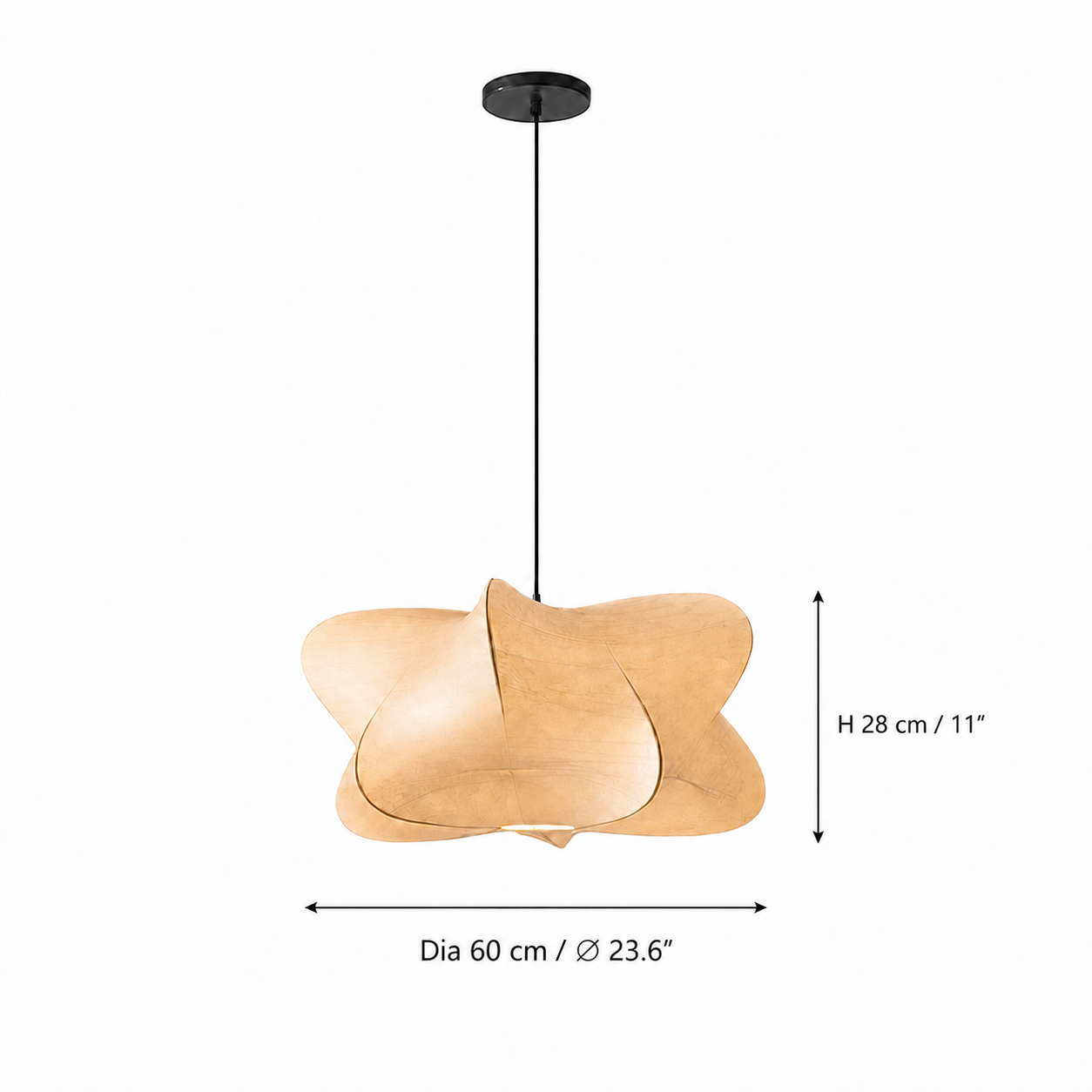 Orin Modern White Silk Cloud Pendant Light