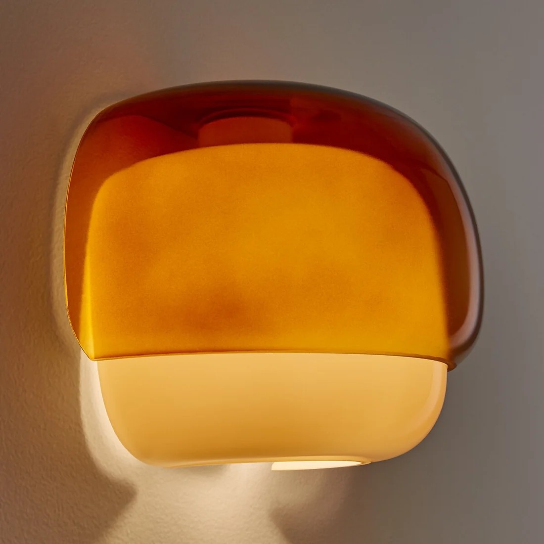 Norman Modern Colorful Layered Glass Wall Light