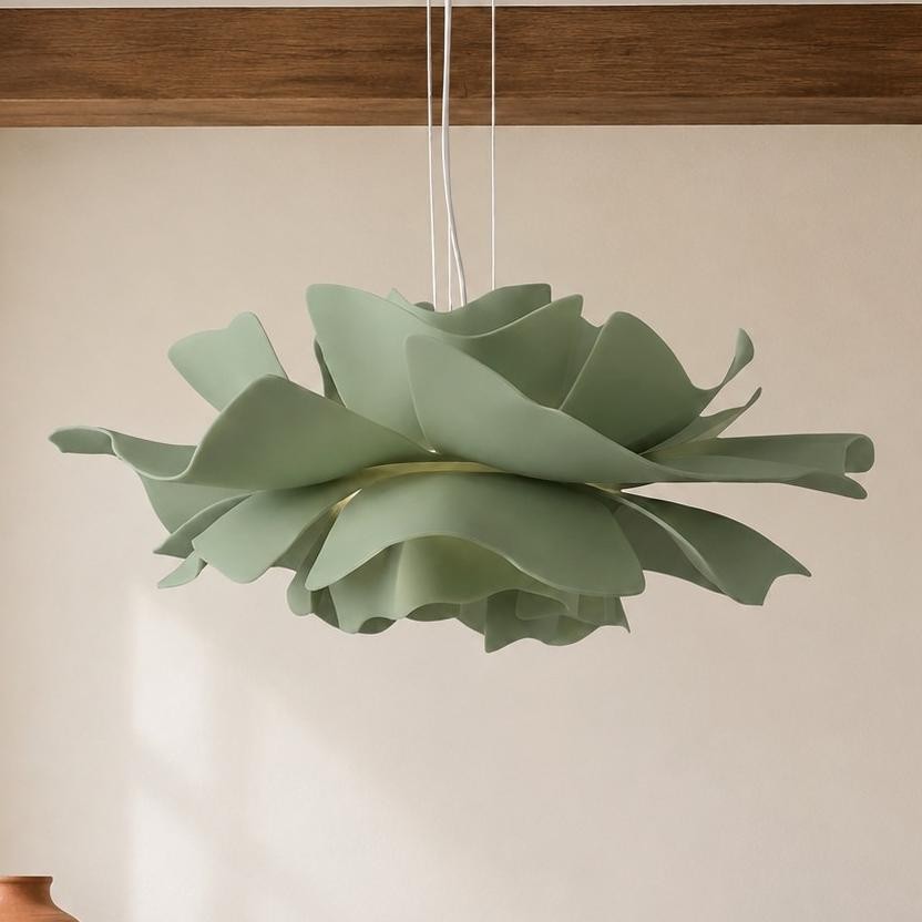 Lyronis White Flower Acrylic Pendant Light