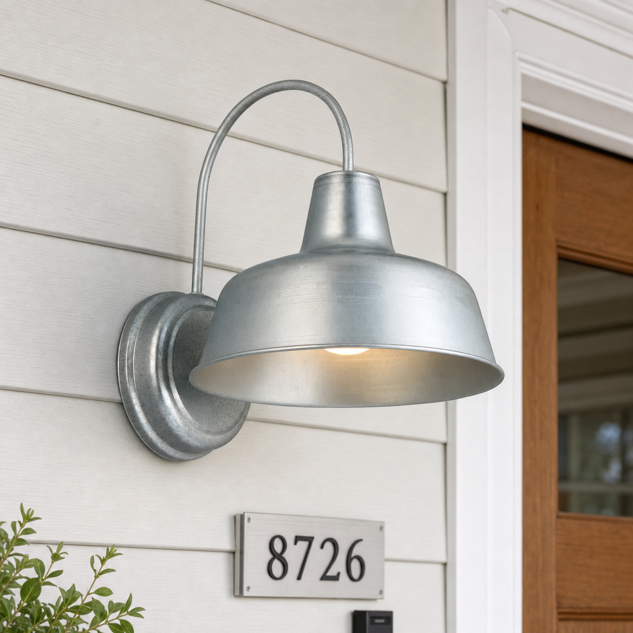 Anders Industrial Metal Dome Wall Sconce