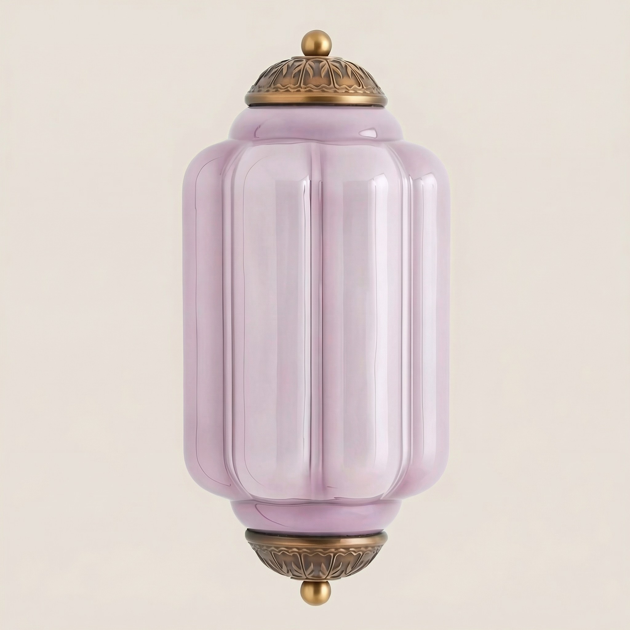 Michael Vintage Eloise Milk Glass Flush Wall Light