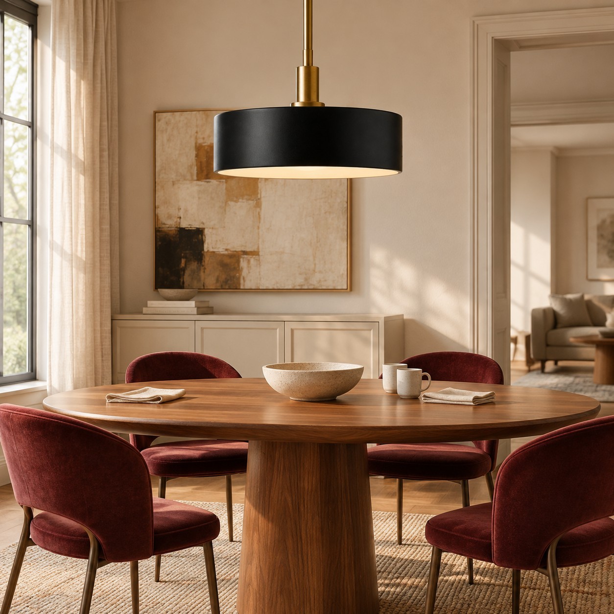 Aura Modern Porcelain Pendant Light