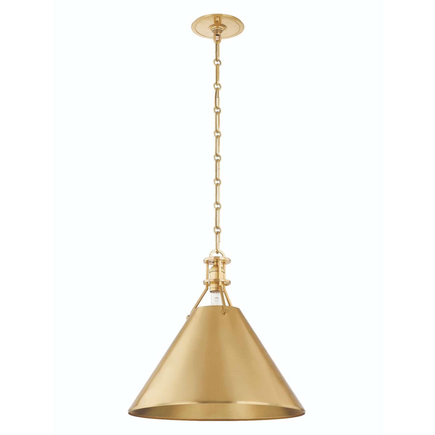 Retro Metal Cone Pendant Light