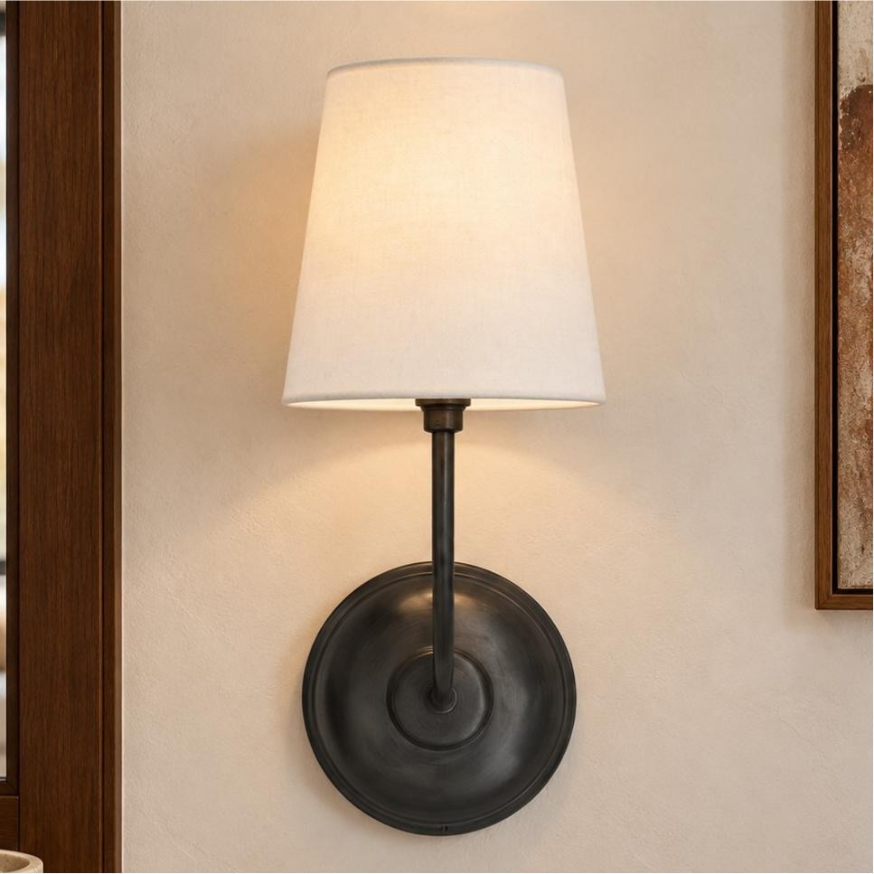 Wrynn 1/2/3 Light Fabric Shade Wall Sconce