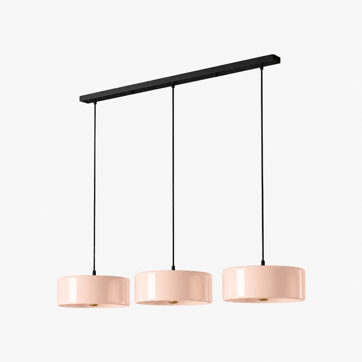 Xavier Modern Glossy Ceramic Drum Pendant Light