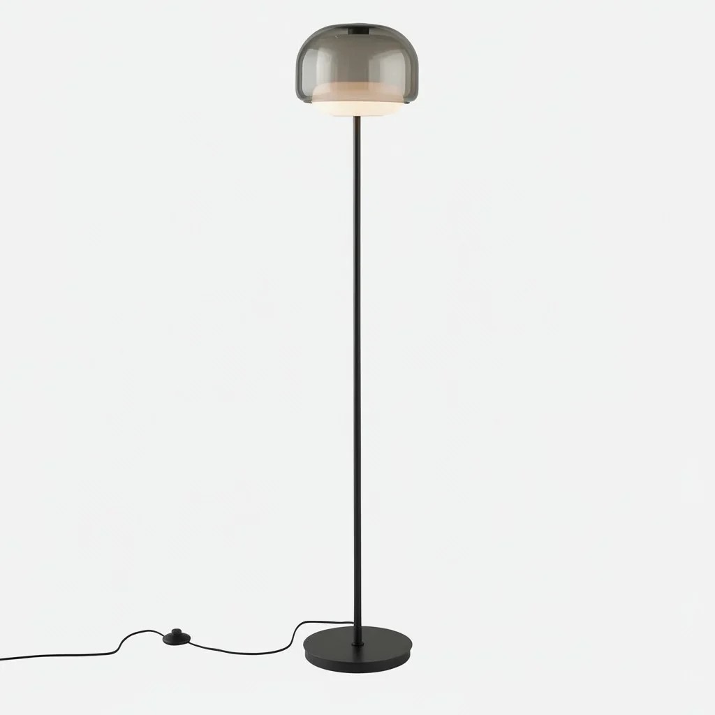 Eulalie Nordic Artistic Round Glass Floor Lamp