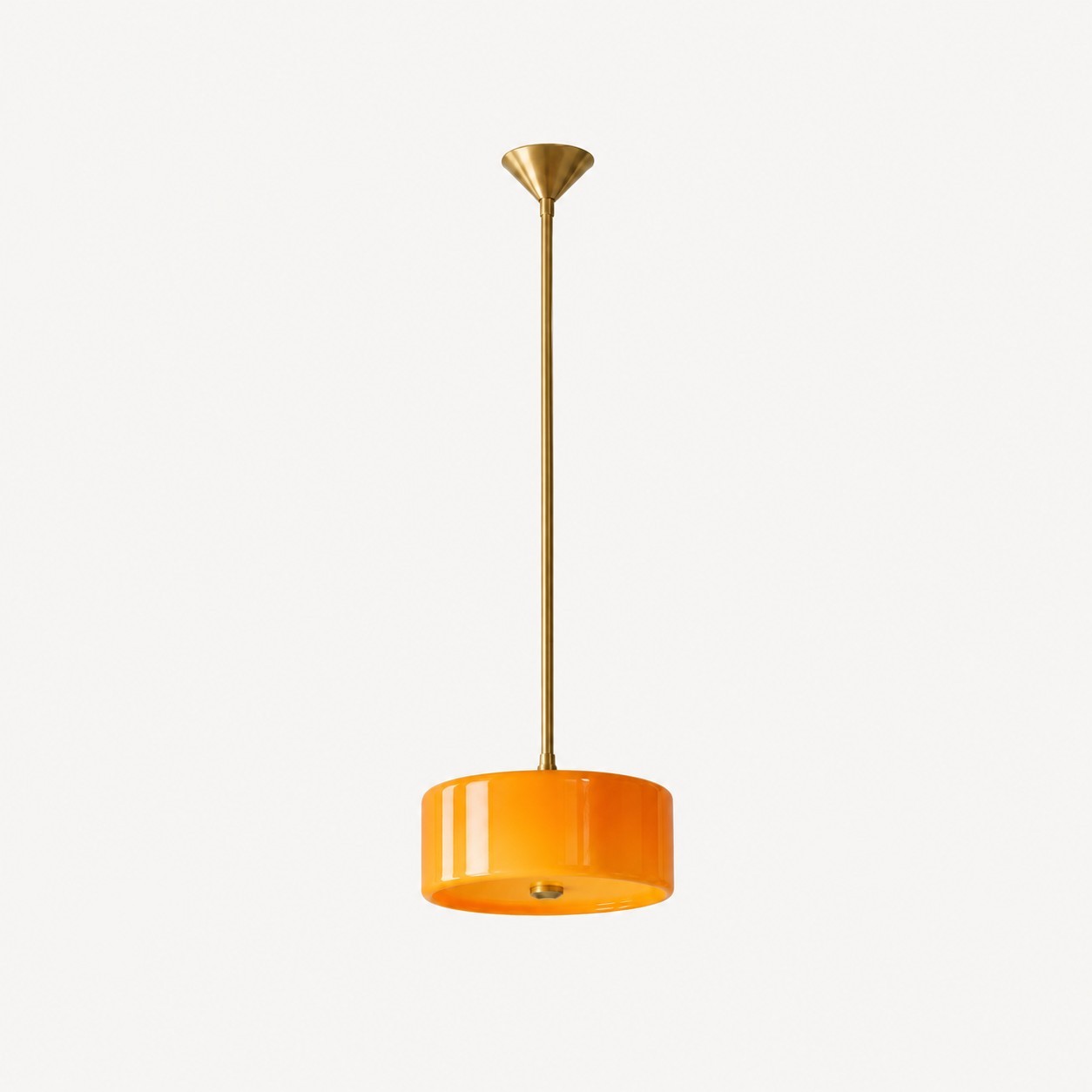 Xavier Modern Glossy Ceramic Drum Pendant Light