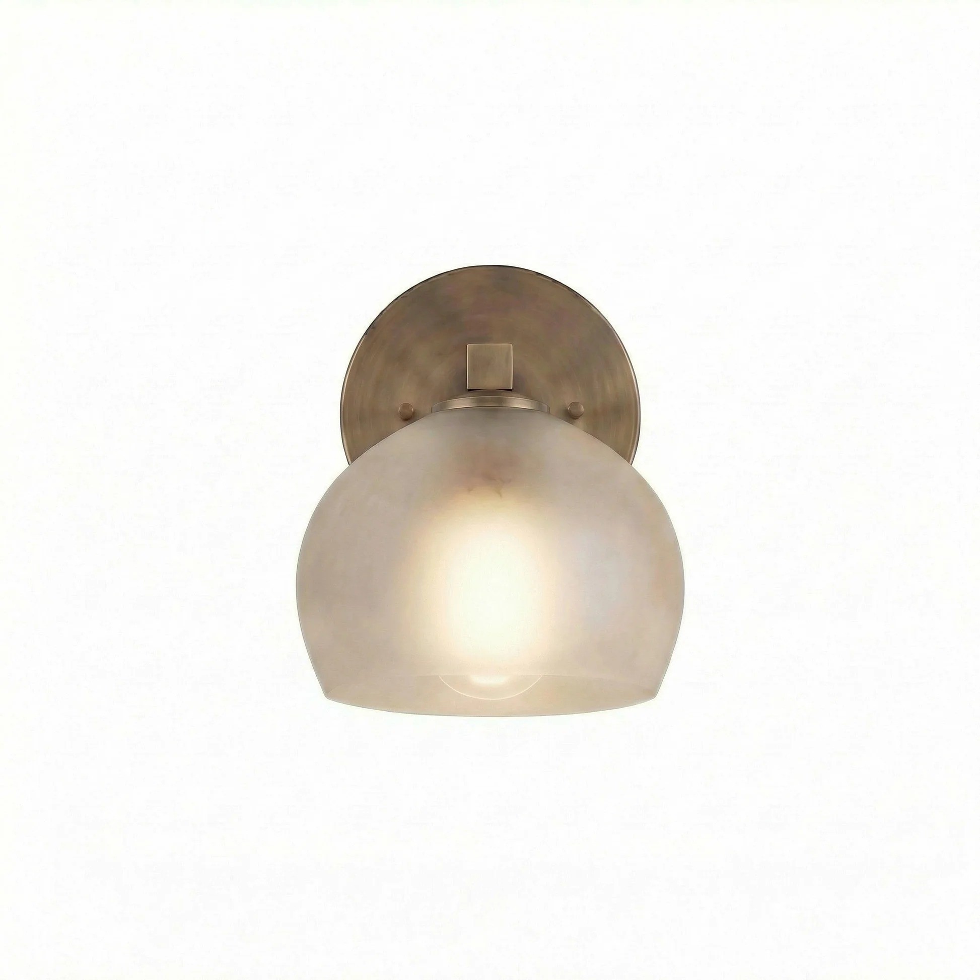 Conrad Vintage 3 Light Bellflower Glass Wall Sconce