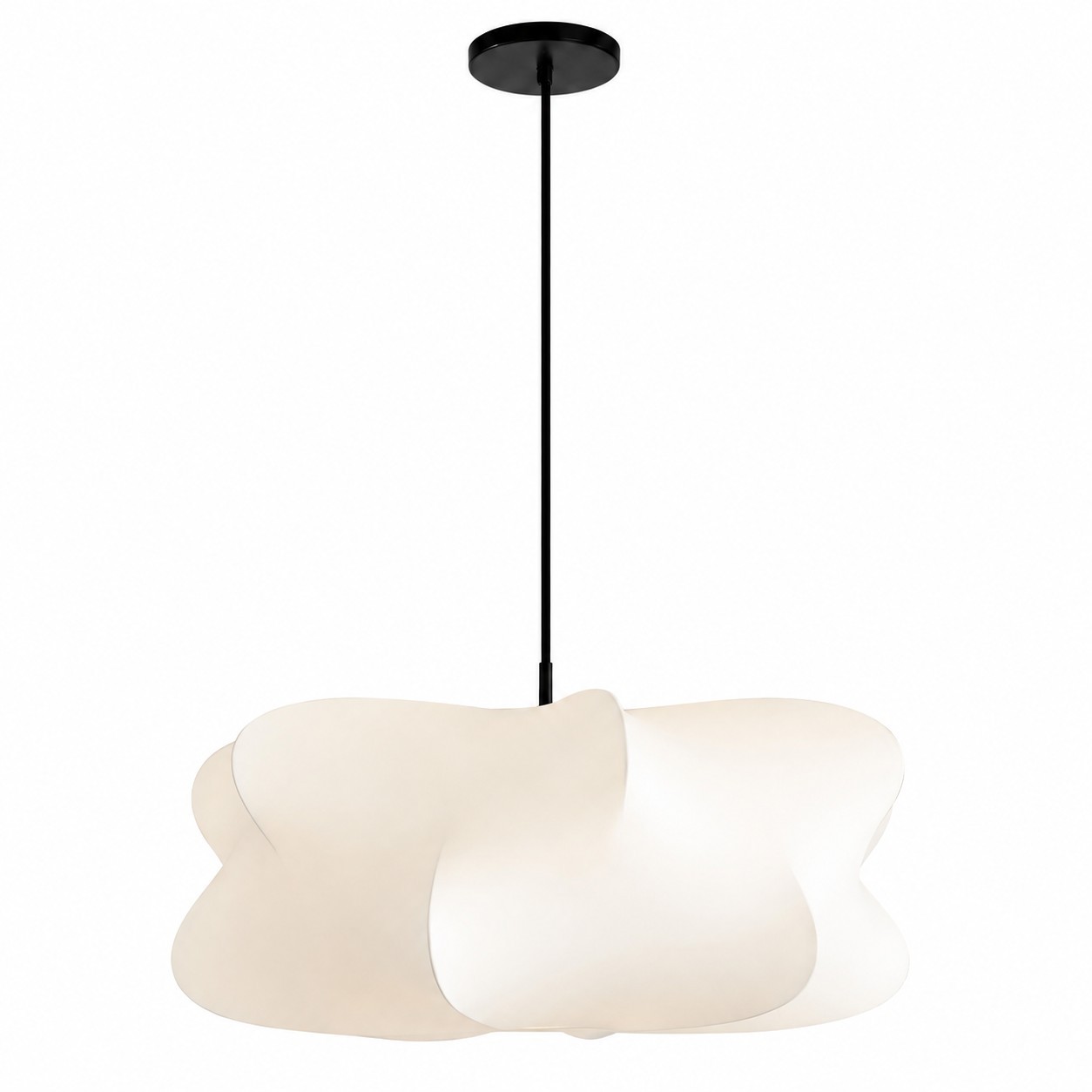 Orin Modern White Silk Cloud Pendant Light