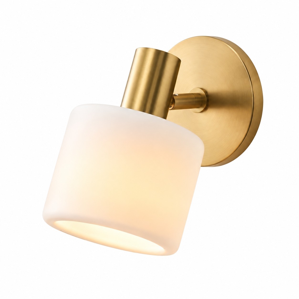 Aura Modern Colorful Adjustable Porcelain Shade Brass Wall Lamp